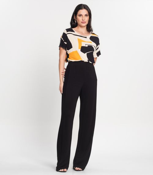 Calça Pantalona Feminina Select Preto