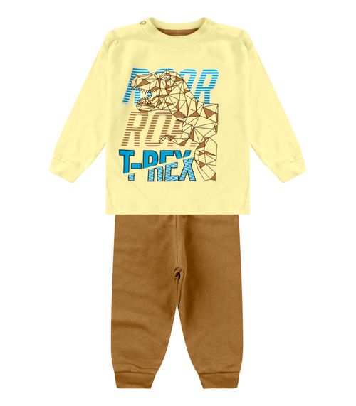 Conjunto Infantil Menino Meia Estação Kappes Bege
