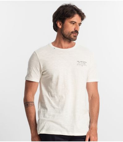Camiseta Masculina Diametro Bege