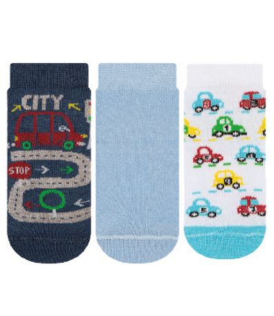 Kit 3 Pares de Meias Soquete Masculina Cia da Meia Azul