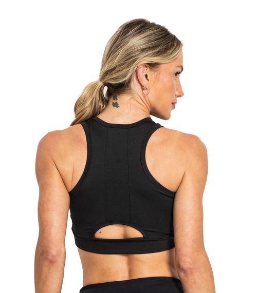 Top Feminino FTK Fitness Preto