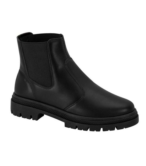 Bota Chelsea Tratorada Feminina Moleca Preto