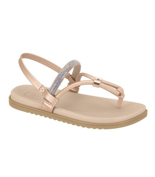 Sandalia De Dedo Feminina Flat Beira Rio Bege