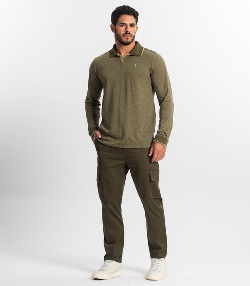 Calça Masculina Em Sarja Diametro Verde