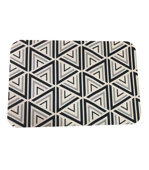 Tapete Cozinha Base Antiderrapante Tapetes Junior Preto