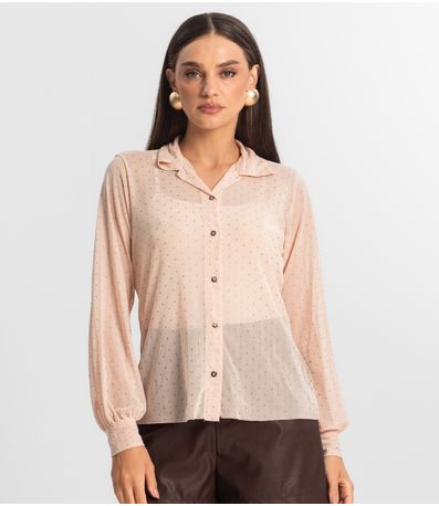 Conjunto De Camisa Tule Com Top Endless Rosa