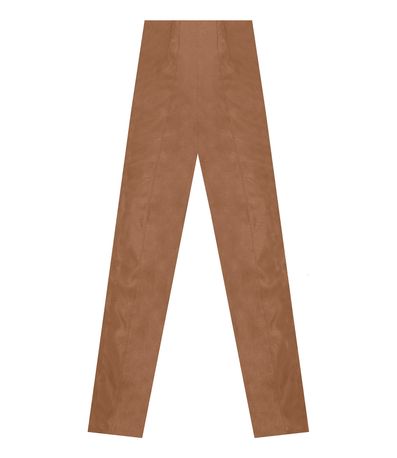 Legging Juvenil Em Material Sintético Minty Marrom