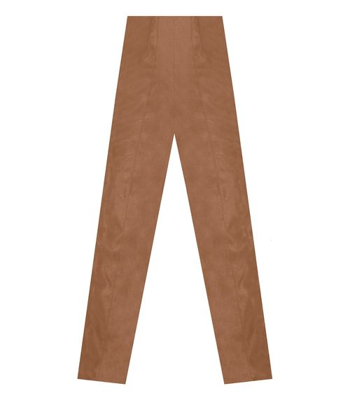 Legging Juvenil Em Material Sintético Minty Marrom