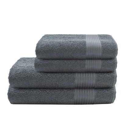 Toalha de Rosto Omega Camesa Cinza