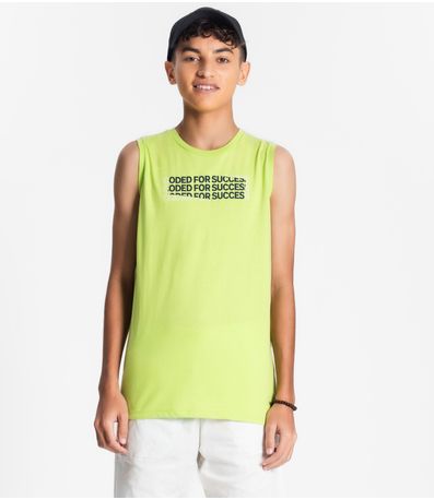 Regata Juvenil Masculina Minty Verde