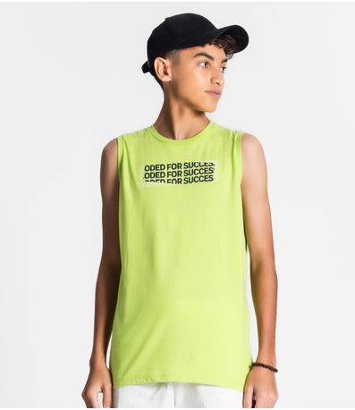 Regata Juvenil Masculina Minty Verde