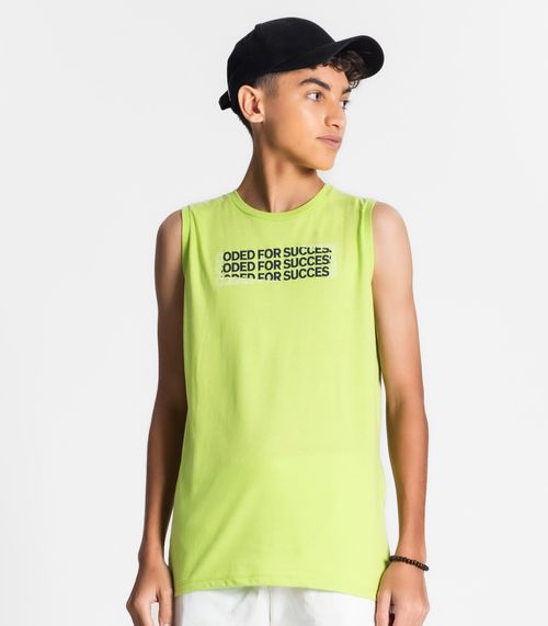 Regata Juvenil Masculina Minty Verde