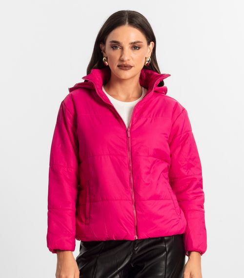 Jaqueta Feminina Com Capuz Endless Rosa