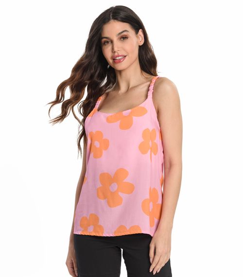 Blusa de Alça Feminina Endless Rosa