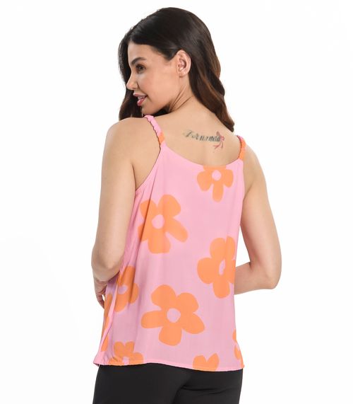 Blusa de Alça Feminina Endless Rosa