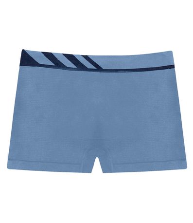 Cueca Boxer Lisa Microfibra Altomax Azul