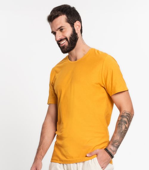 Camiseta Flamé Masculina Kohmar Amarelo