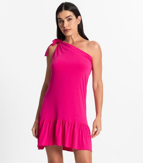 Vestido Feminino Viscolycra Babados Bella Sangos Rosa
