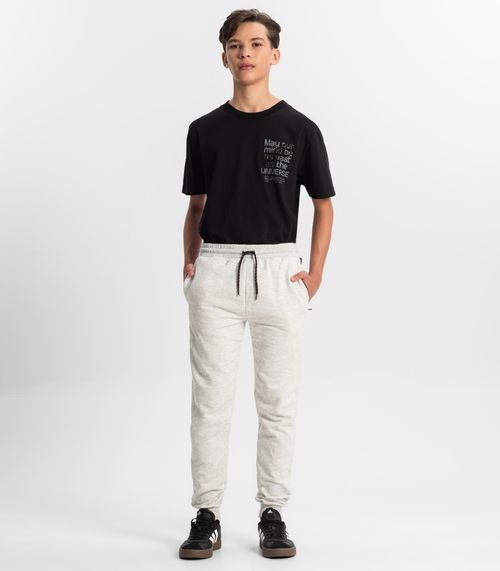 Calça Jogger Juvenil Masculina Minty Cinza
