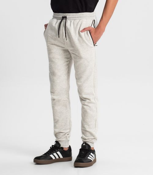 Calça Jogger Juvenil Masculina Minty Cinza