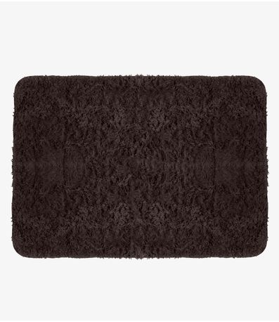 Tapete Felpudo 100 cm x 140 cm Infinita Cor Marrom