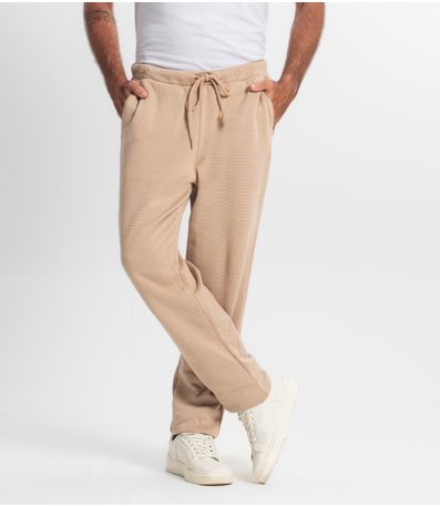 Calça Masculina Moletom Diametro Marrom