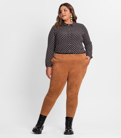 Legging Suede Super Soft Secret Glam Marrom
