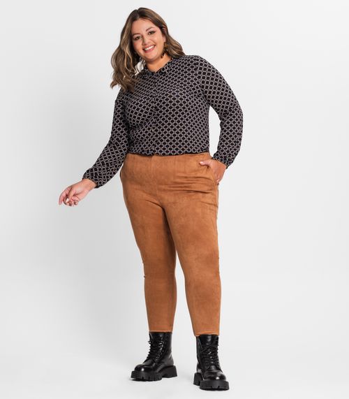 Legging Suede Super Soft Secret Glam Marrom
