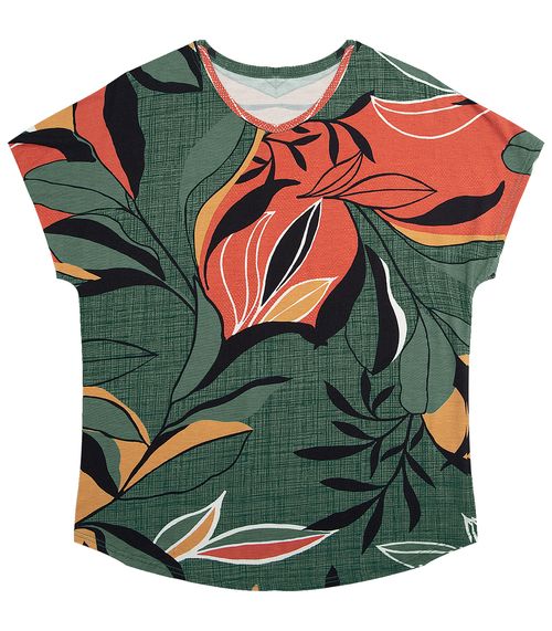 Blusa Feminina Estampada Rovitex Verde