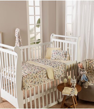 Edredom Bebê Estampado Vivaldi Bege