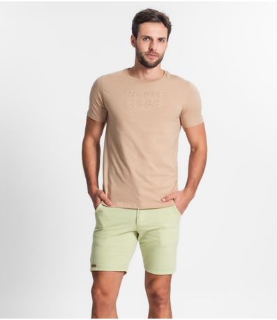 Bermuda Em Moletinho Linho Masculina Diametro Verde