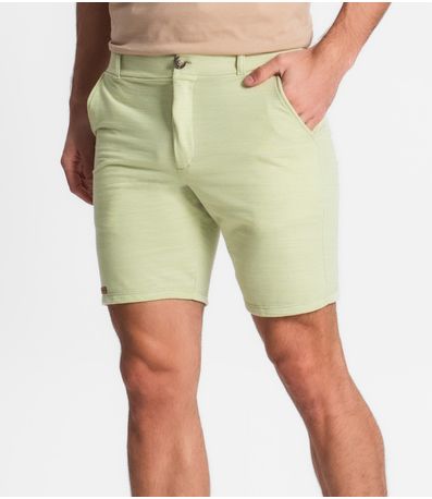 Bermuda Em Moletinho Linho Masculina Diametro Verde
