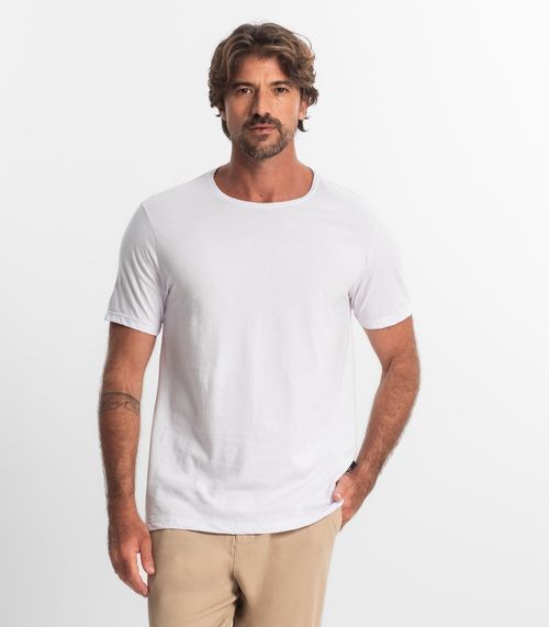 Camiseta Masculina Manga Curta KO Branco