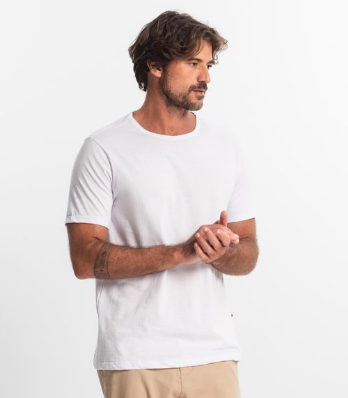 Camiseta Masculina Manga Curta KO Branco