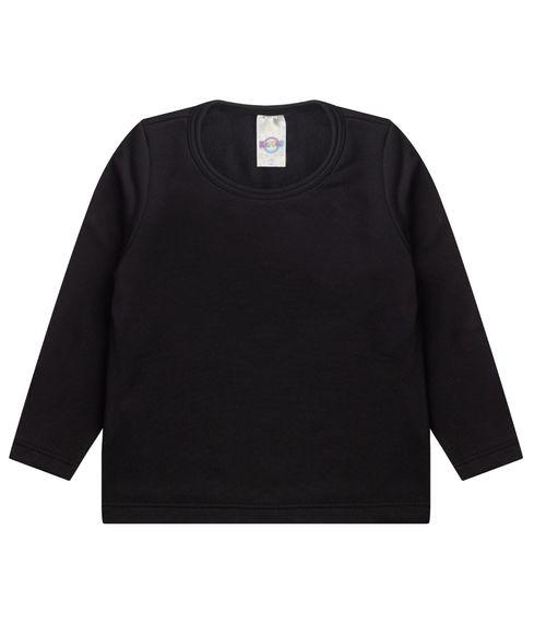 Blusa Termica Infantil Segunda Pele Kappes Preto