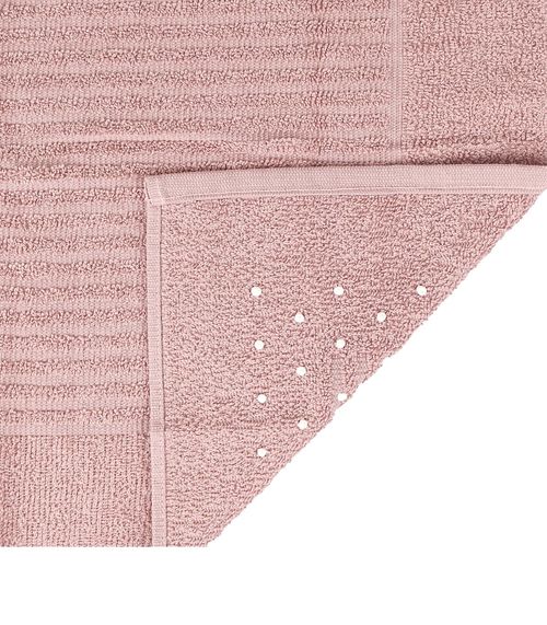 Toalha de Piso Basic com Antiderrapante Atlântica Rosa