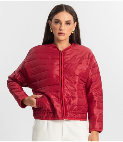 Jaqueta Feminina Microfibra Endless Vermelho