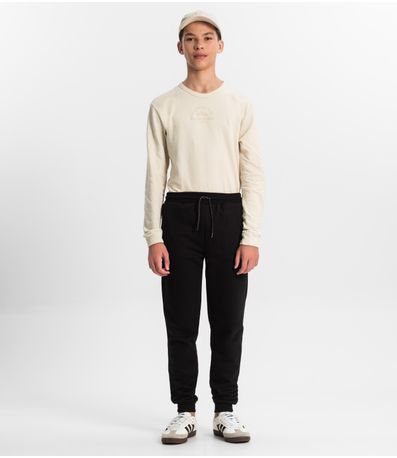 Calça Jogger Juvenil Masculina Minty Preto
