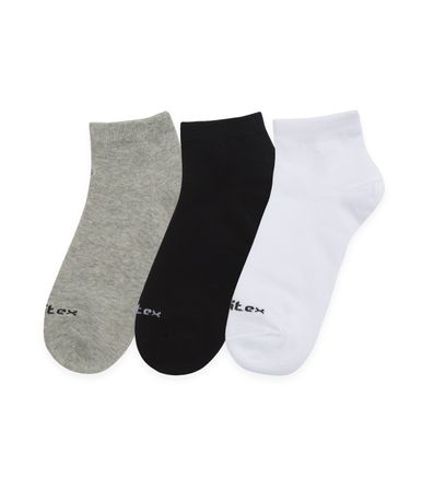 Meia Masculina Em Algodão Kit Com 3 Pares Rovitex Unica