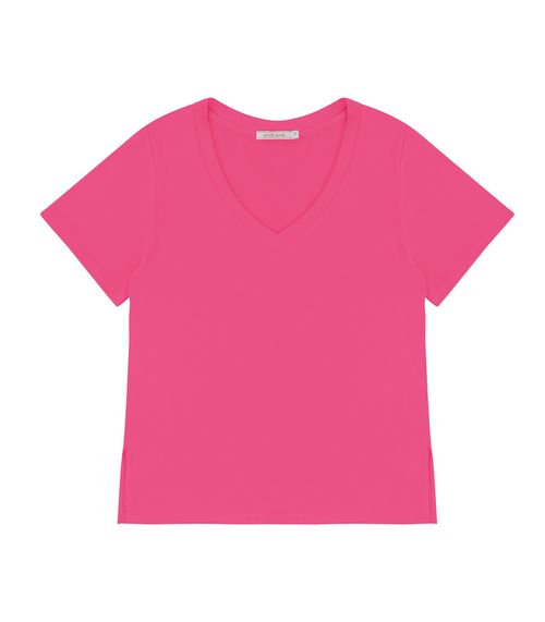 Blusa Feminina Decote V Endless Rosa
