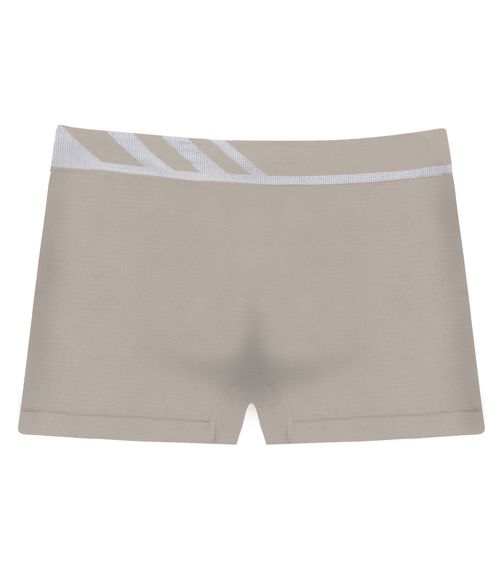 Cueca Boxer Lisa Microfibra Altomax Bege
