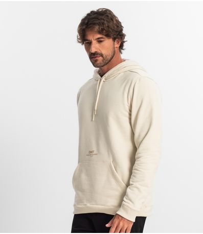 Blusão Masculino Com Capuz Diametro Bege