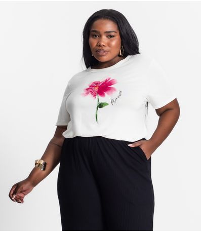 Blusa Feminina Estampa Plus Select Bege