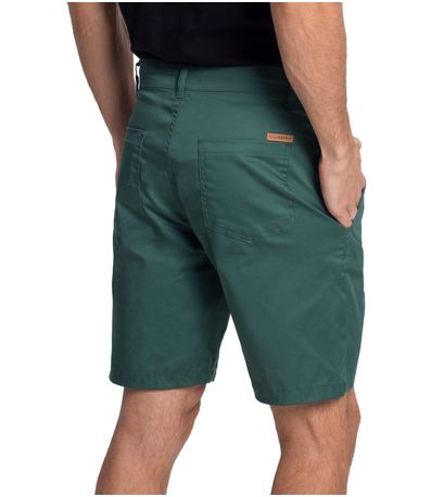 Bermuda Masculina Com Bolsos Sarja Diametro Verde