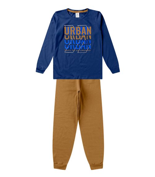 Conjunto Infantil Menino Meia Estação Kappes Azul