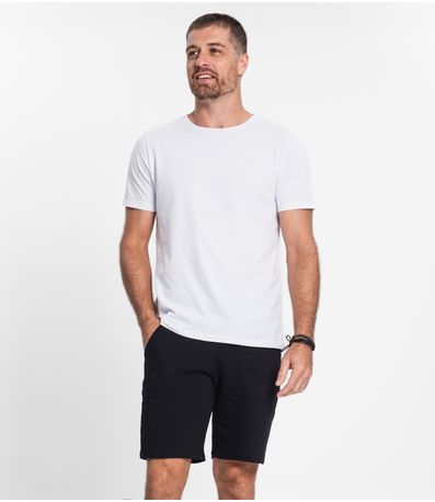 Bermuda Moletom Masculina Select Preto