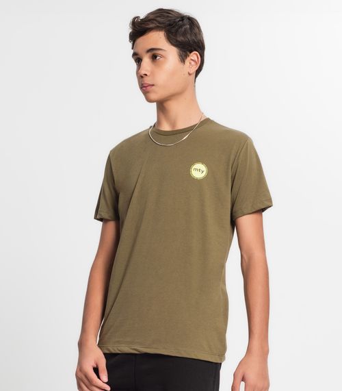 Camiseta Juvenil Masculina Minty Verde