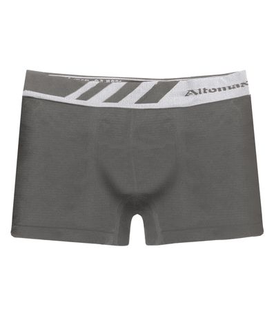 Cueca Boxer Lisa Microfibra Altomax Cinza