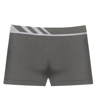 Cueca Boxer Lisa Microfibra Altomax Cinza