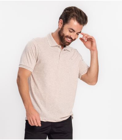 Camisa Polo Masculina Manga Curta Ogochi Rosa